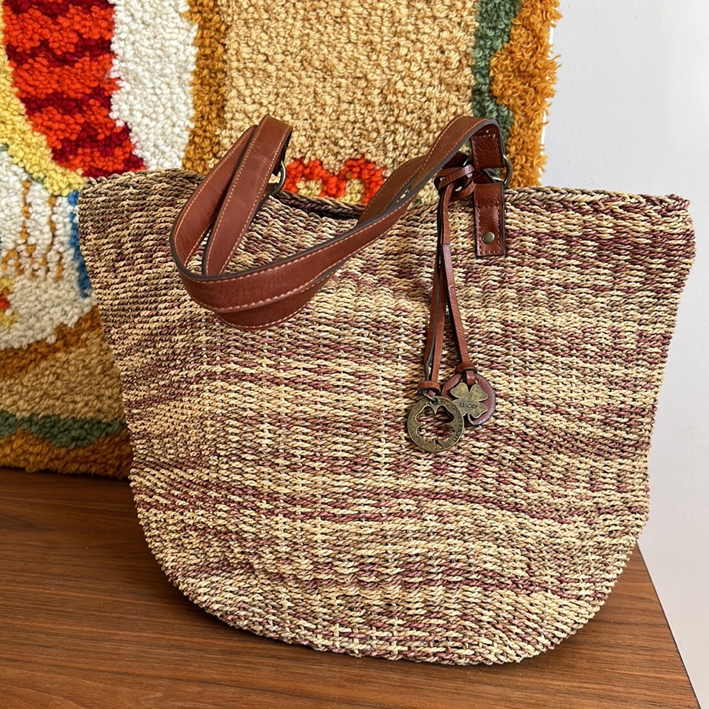 Lucky Brand Woven Market Shoulder Bag - Picture 2 of 7